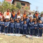 Students and guests together