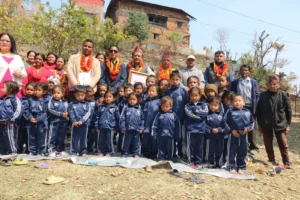 Students and guests together