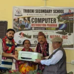 Handing over a new computer